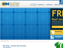 Tablet Screenshot of cncsolar.com